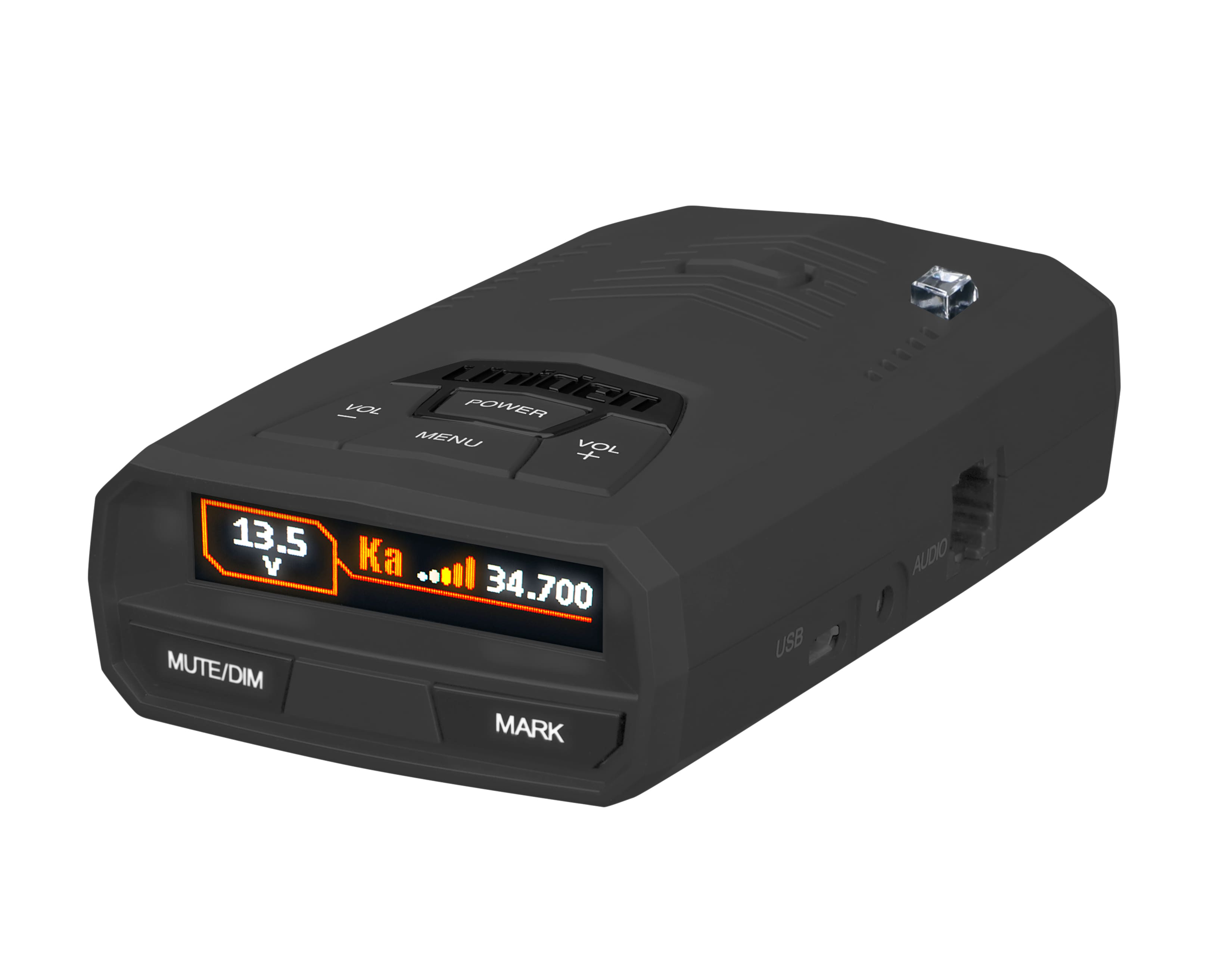 Alt View 12. Uniden - R4BLK Radar and Laser Dectector - BLACK.