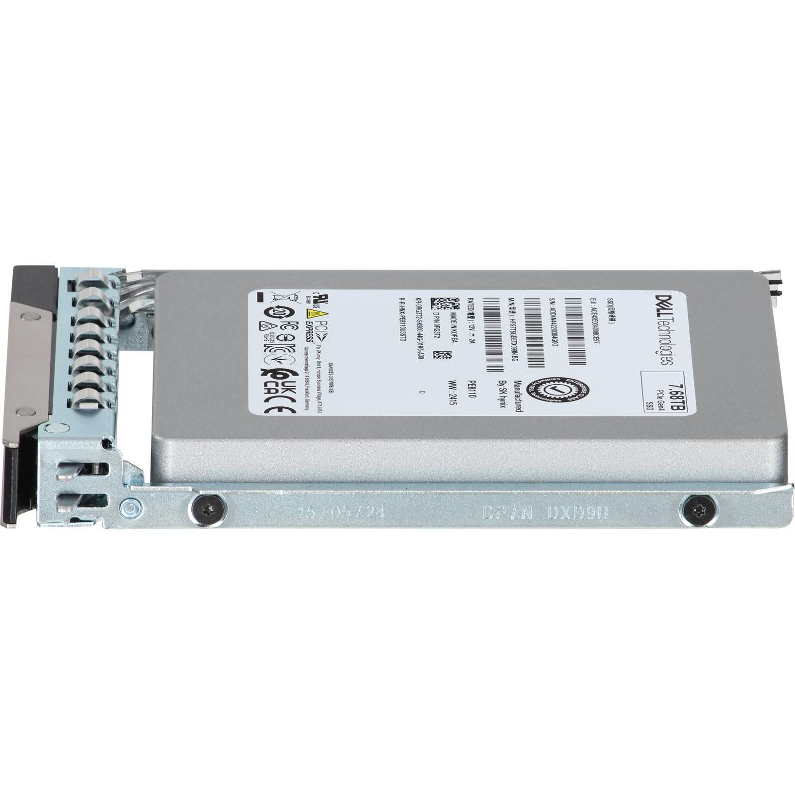 LO g A. P6 EXPRESS PC  
LACE  
ntctuiowilp  
S K - 1150087  
3 DANAGT WACE KOTDA not RA  
Stu  
hynis Manufactured  
S ACOIMCOAGIO -N-  
ste DOLL  
7.68TB  
15/05/24  
EN  
DXD9H