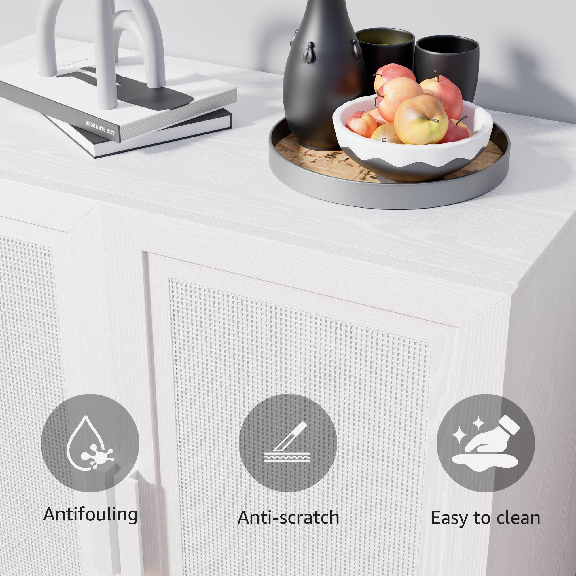 - Antifouling
- Anti-scratch
- Easy to clean