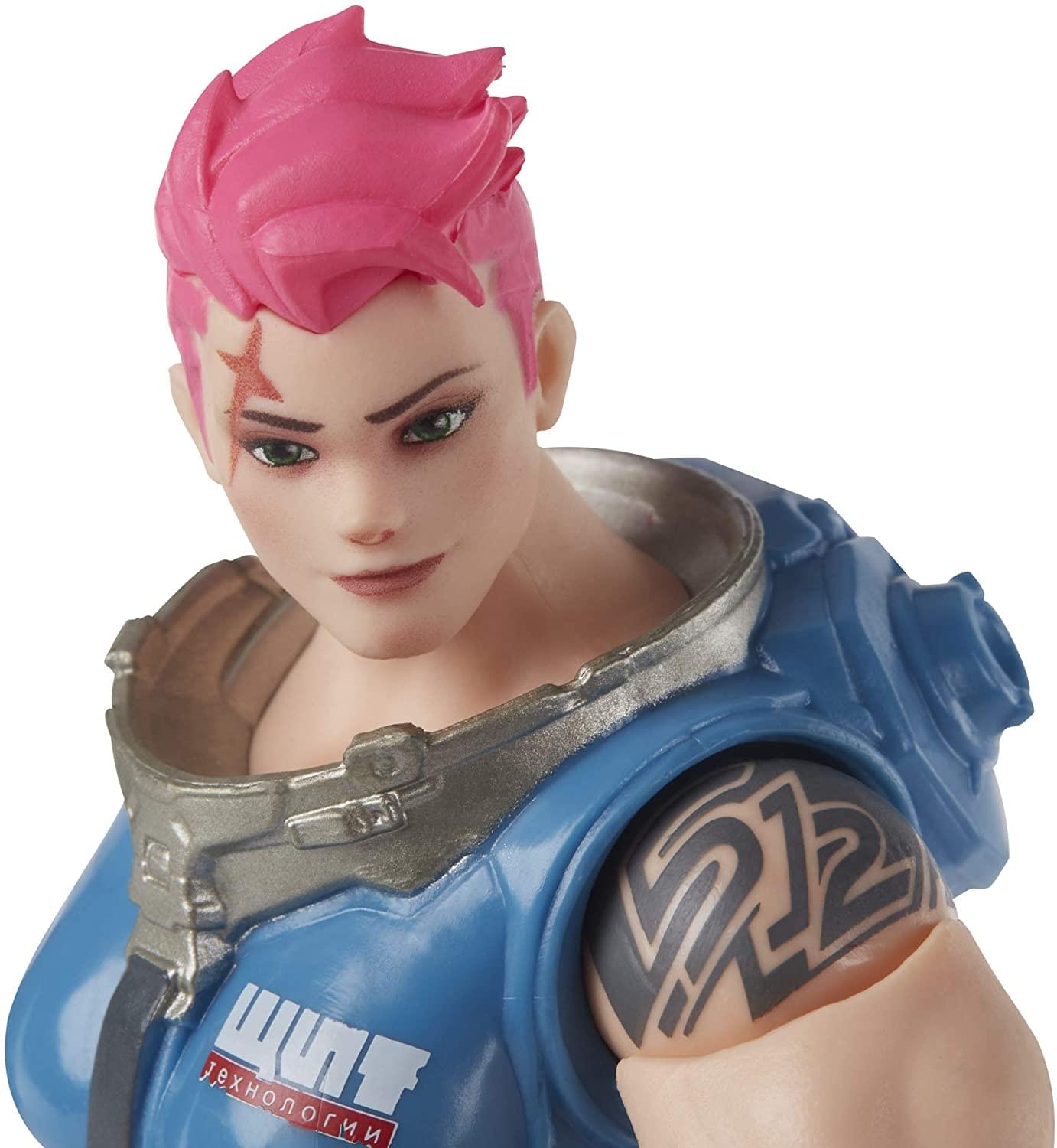 Alt View 10. Hasbro - Overwatch Ultimates Series 6 Inch Action Figure | Zarya - Blue.