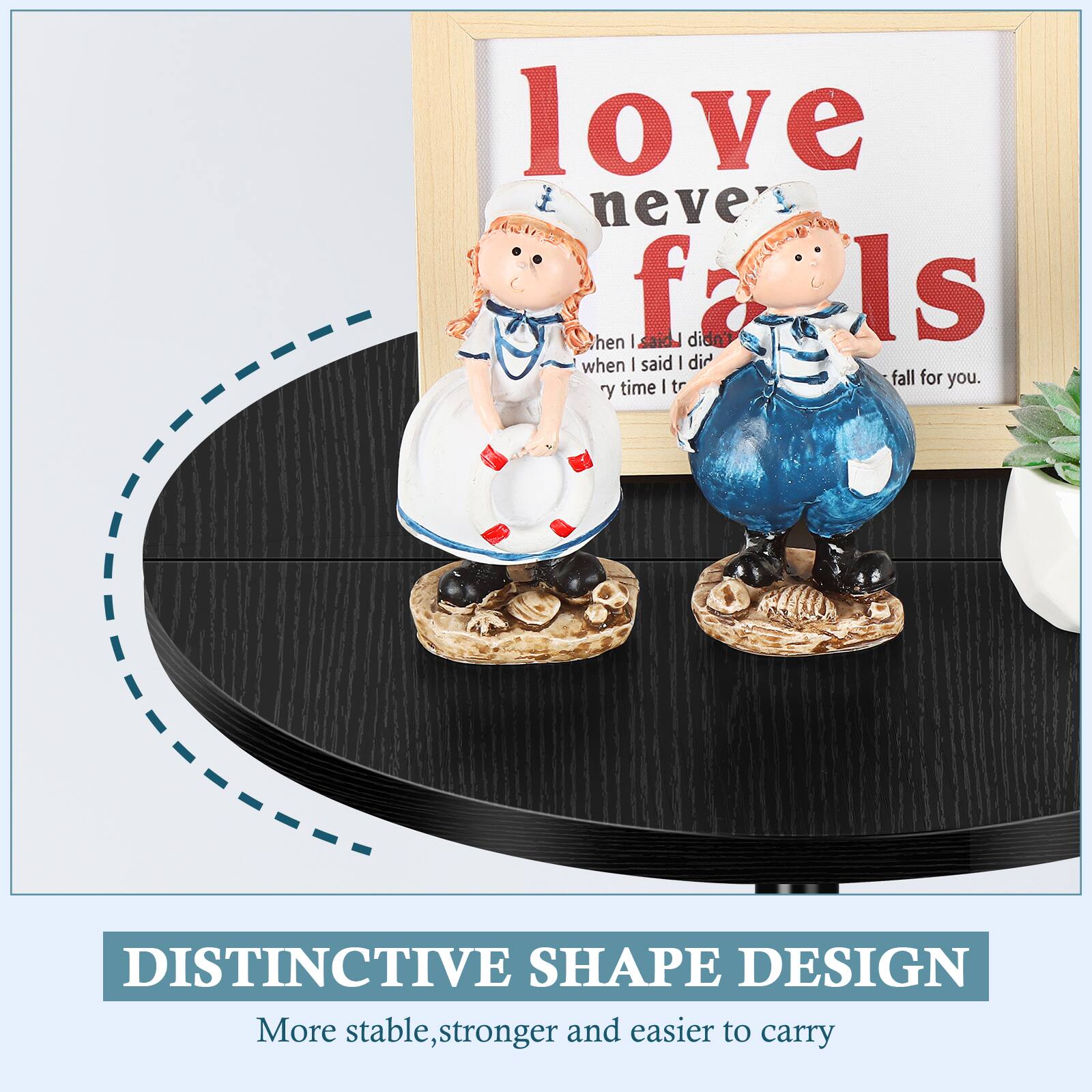 love never falls  
when I said I did  
fall for you.  
DISTINCTIVE SHAPE DESIGN  
More stable, stronger and easier to carry