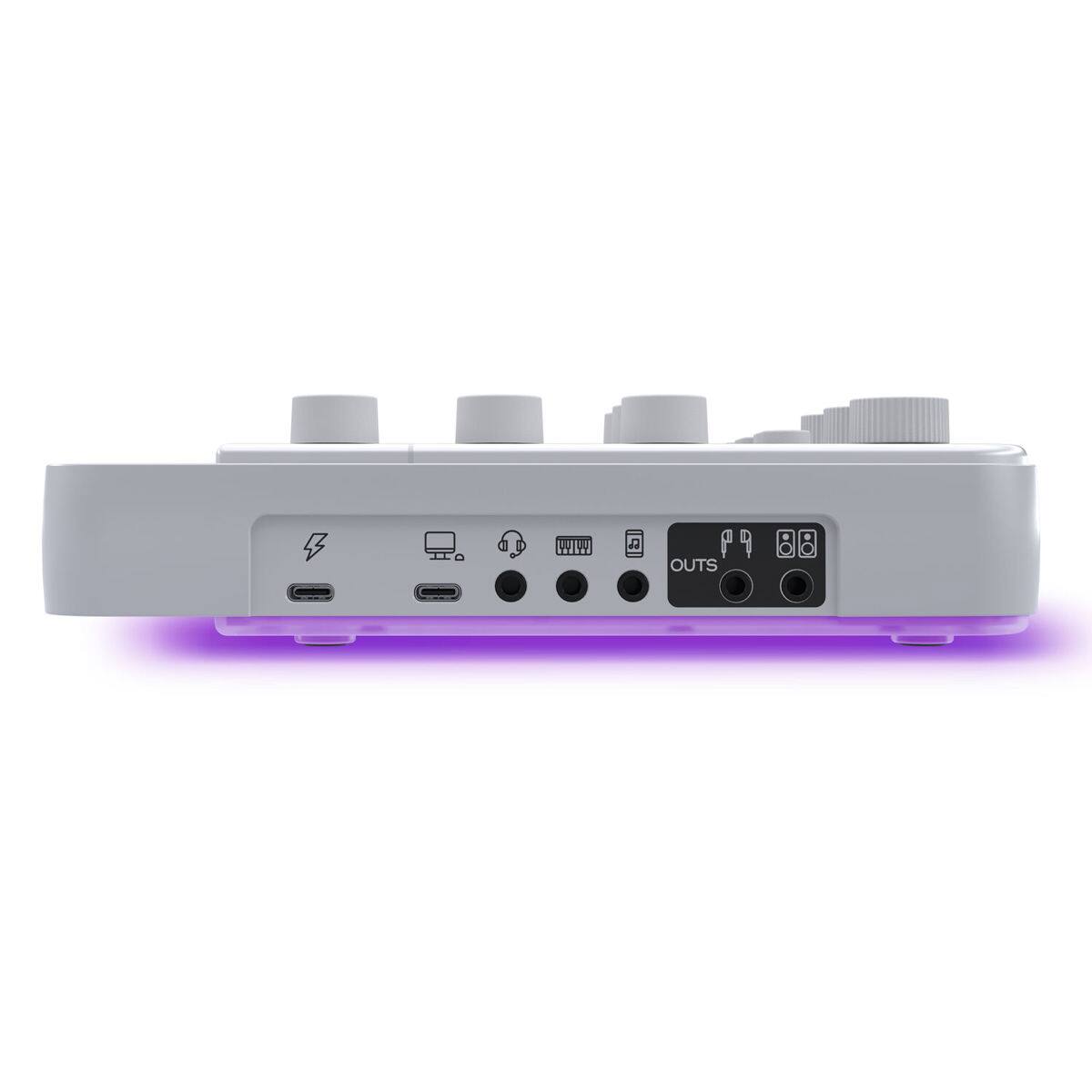 Alt View 6. Mackie - Mackie Mackie M CasterPortable Live Streaming Mixer (White) - White.