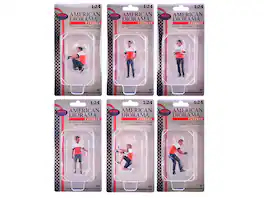 "Race Crew" 6 piece Figure Set for 1/24 scale models by American Diorama