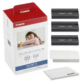 Canon - KP-108IN Color Ink/Paper Set