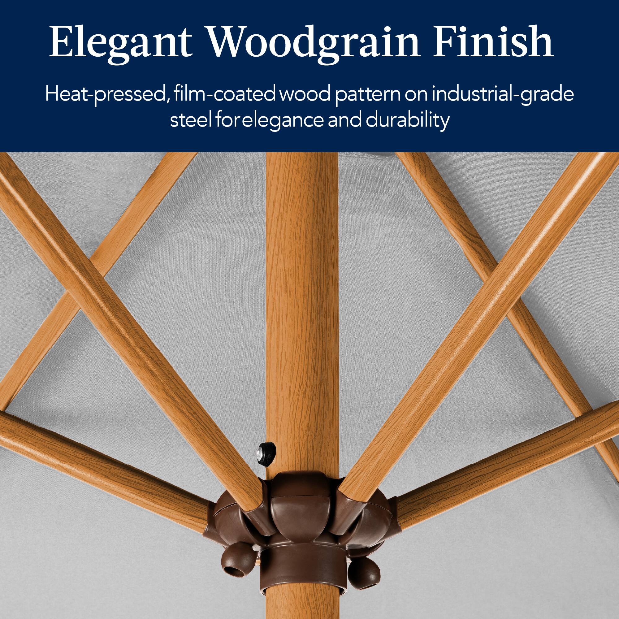 Elegant Woodgrain Finish

Heat-pressed, film-coated wood pattern on industrial-grade steel for elegance and durability.