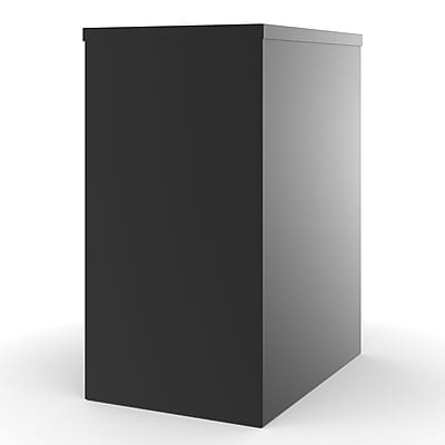 Alt View 3. Staples - 2-Drawer Vertical File Cabinet, Locking, Letter, 22"D - Black.