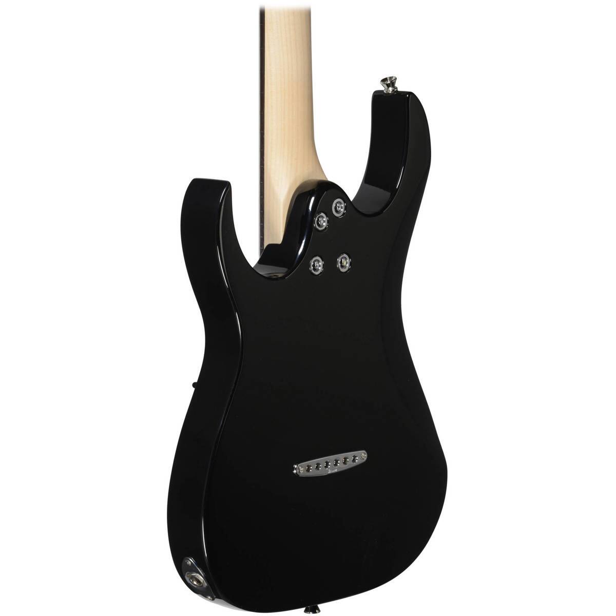 Alt View 4. Ibanez - Ibanez miKro Series GRGM21 Electric Guitar, Rosewood Fretboard, Black Night.