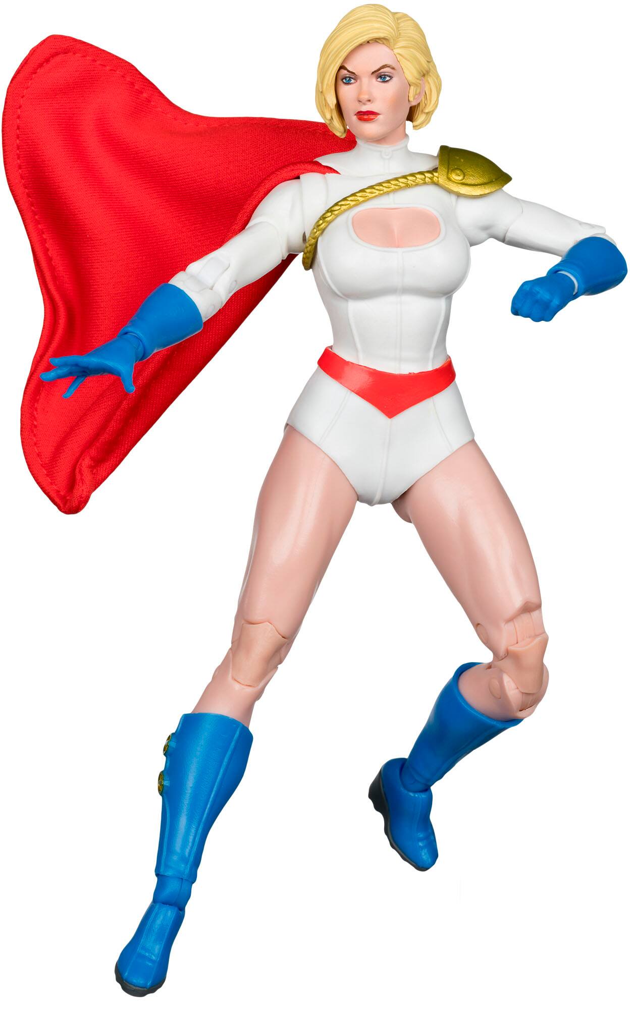 Left. McFarlane Toys - DC Multiverse Power Girl (Power Girl: Reborn) 7.5"  Action Figure Collector Edition #31.