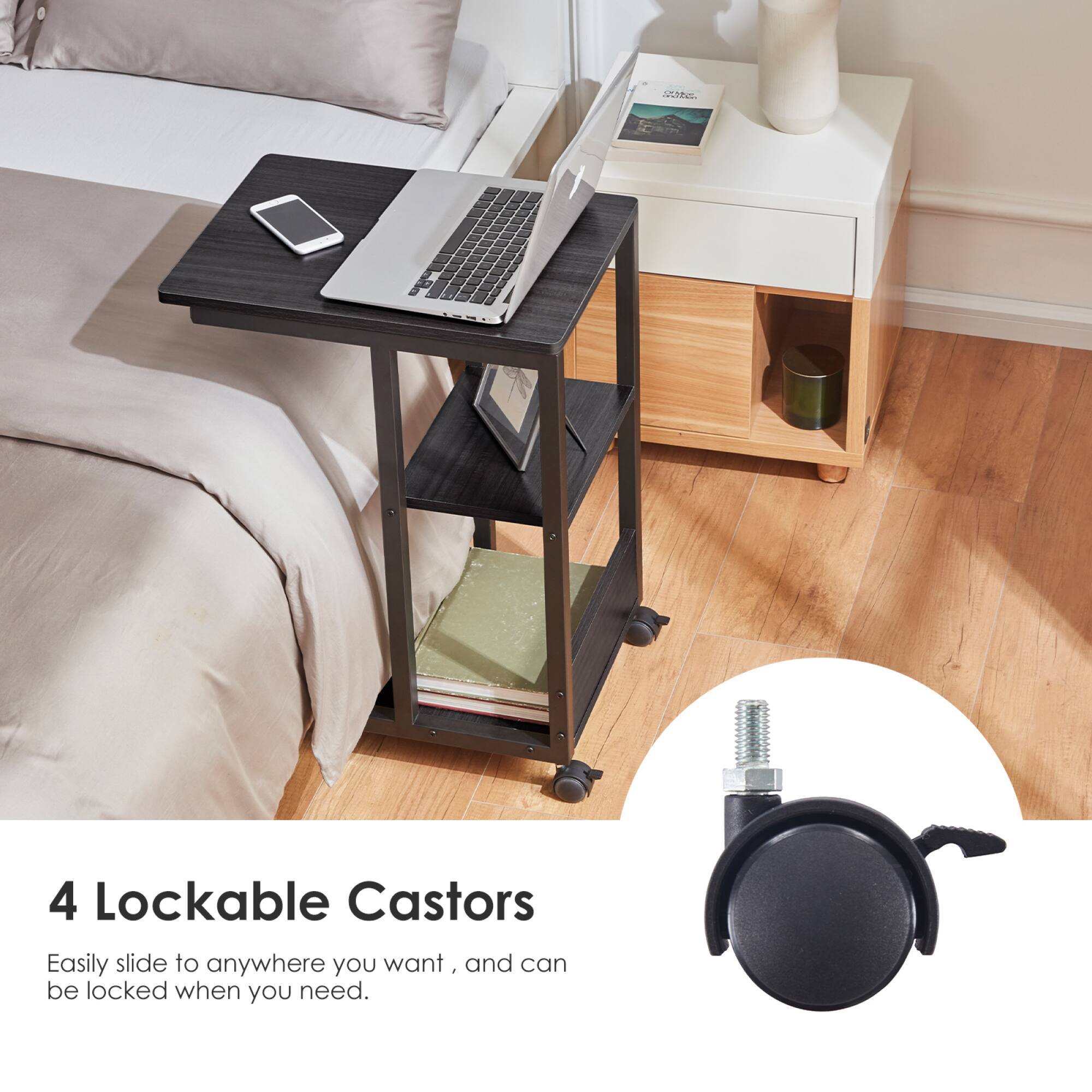 4 Lockable Castors

Easily slide to anywhere you want, and can be locked when you need.