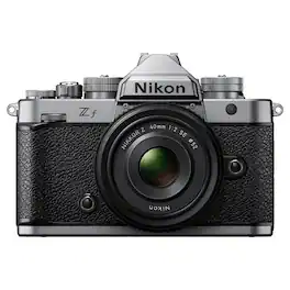 Nikon - Z f Mirrorless Camera with NIKKOR Z 40mm f/2 SE Lens - Silver