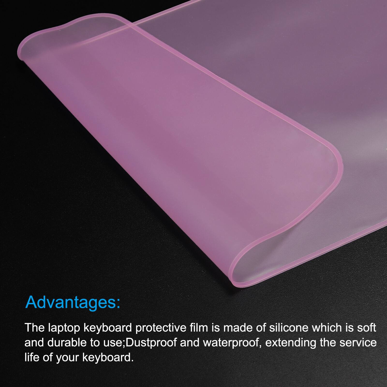 Advantages: The laptop keyboard protective film is made of silicone which is soft and durable to use; Dustproof and waterproof, extending the service life of your keyboard.