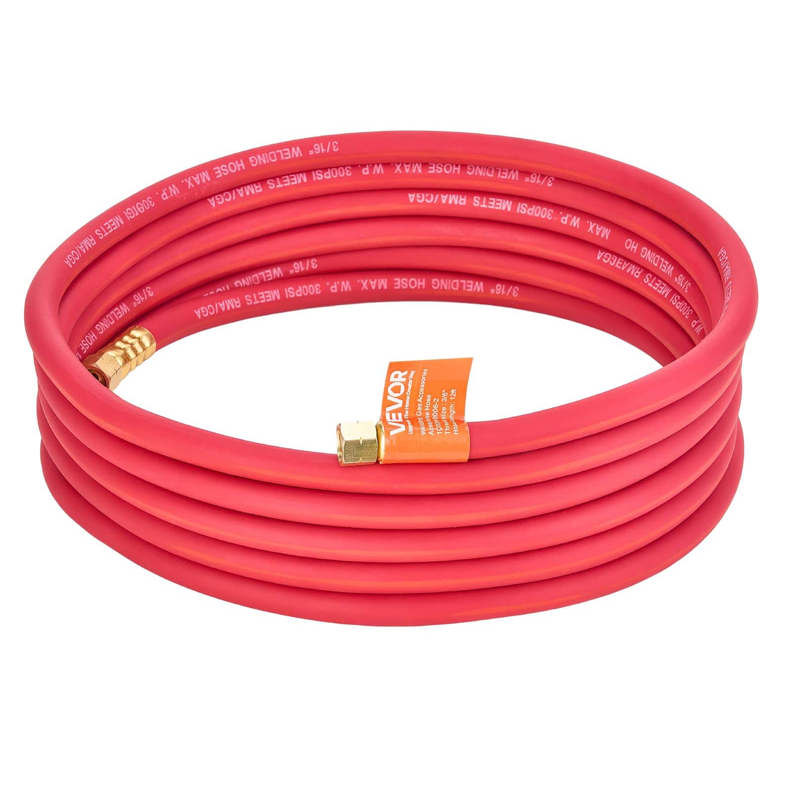 3/16" HOSE WELDING MAX HOSE 300PSI WP WELDING MAX. MEETS 3/16" d'M RMA/CGA RMA/CGA 300rGI MEETS 300PS! MEETS W.P. MAX. RMA/CGA OH 3/16" RMAECGA WELDING MIGA A CIUE 300PSI W.P. MAX. HOSE WELDING 3/16 MEETS SC 3/16' MEETS 300PSI UA WELDING RMA/CGA WP HOSE VEVOR

I Atebsores Hose m 1.2m Gas I Ma Apaprie 101006-2 ThurRine
