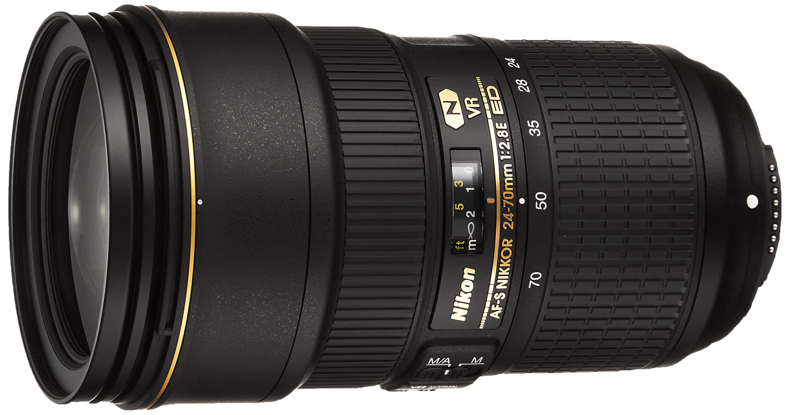 Nikon - AF-S NIKKOR 24-70mm f/2.8E ED VR Lens (International Model) - Black
