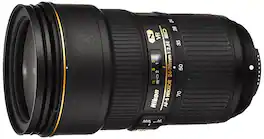 Nikon - AF-S NIKKOR 24-70mm f/2.8E ED VR Lens (International Model) - Black