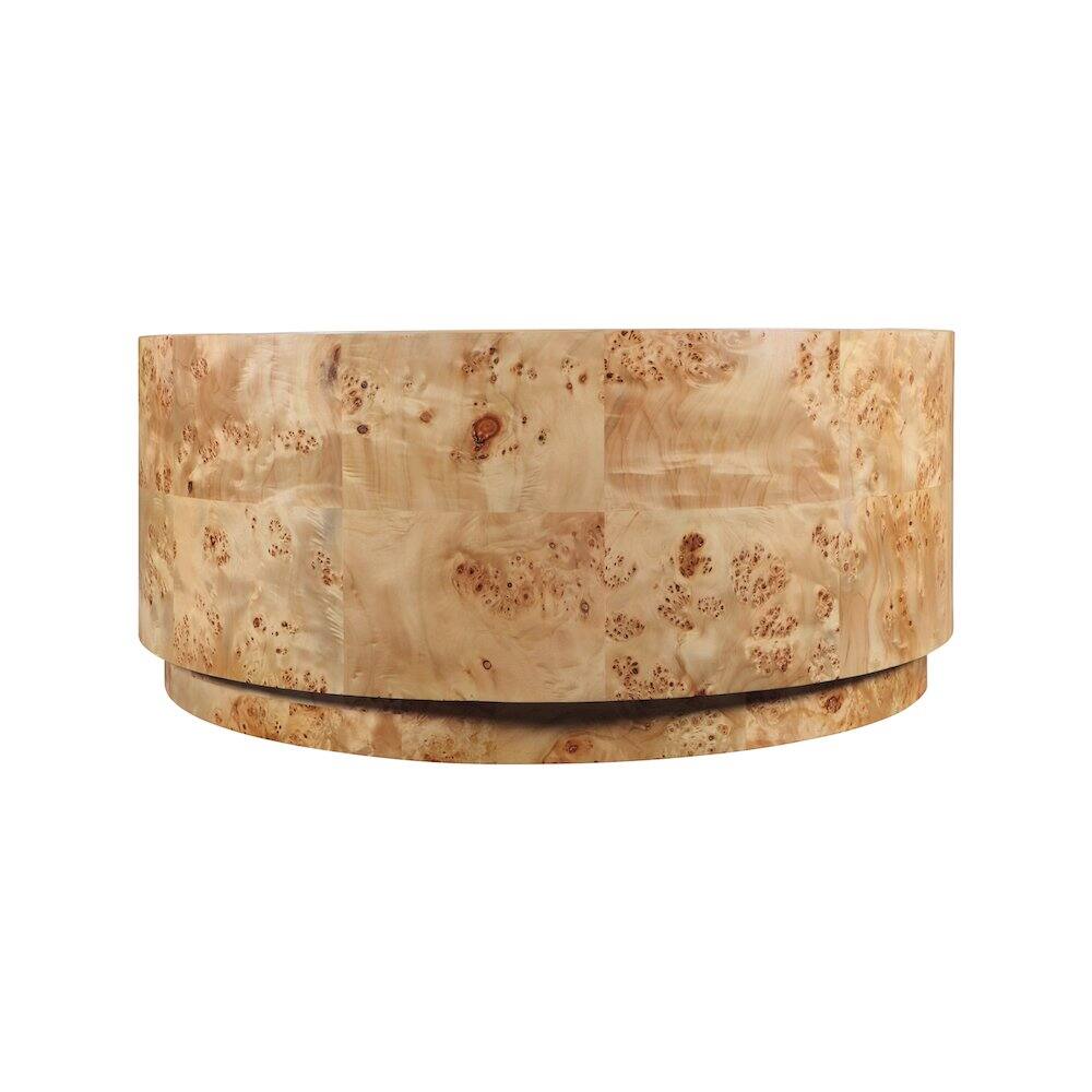 Alt View 2. Meridian Furniture - Burl Natural Ash Coffee Table - Grey.