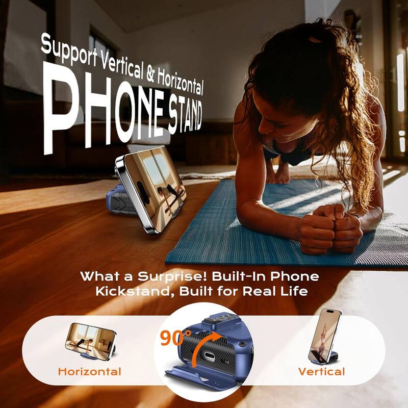 Support Vertical & Horizontal PHONE STAND

What a Surprise! Built-In Phone Kickstand, Built for Real Life

90°

Horizontal

Vertical