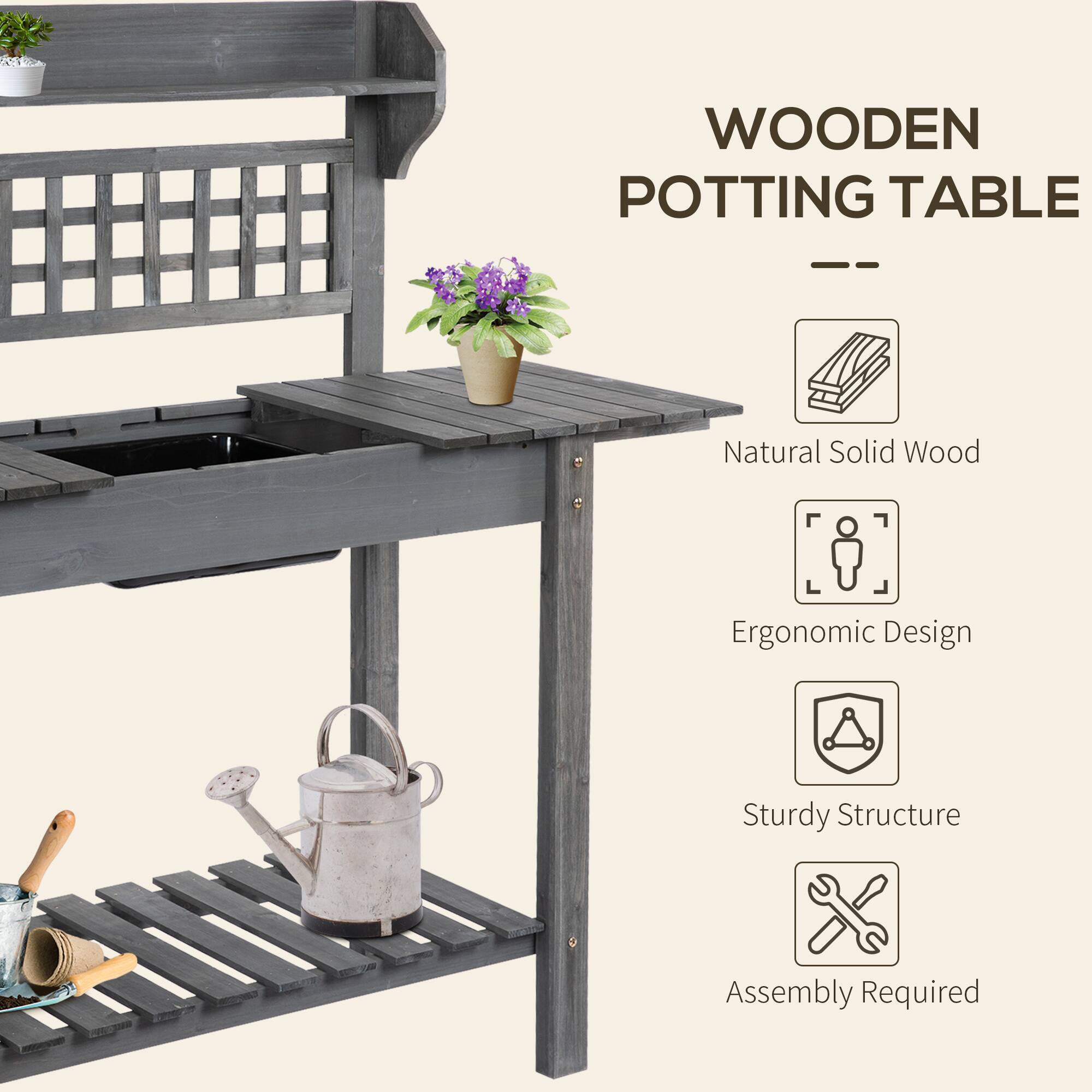 WOODEN POTTING TABLE
Natural Solid Wood
Ergonomic Design
Sturdy Structure
Assembly Required