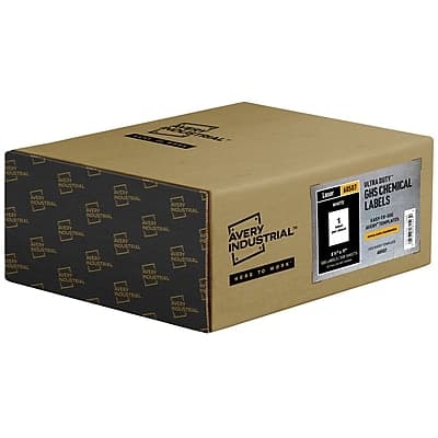 "Avery - UltraDuty Waterproof Laser GHS Chemical Labels, 8-1/2"" x 11"", 500 Labels/Box (60507) - White" price history on PriceWatchPro