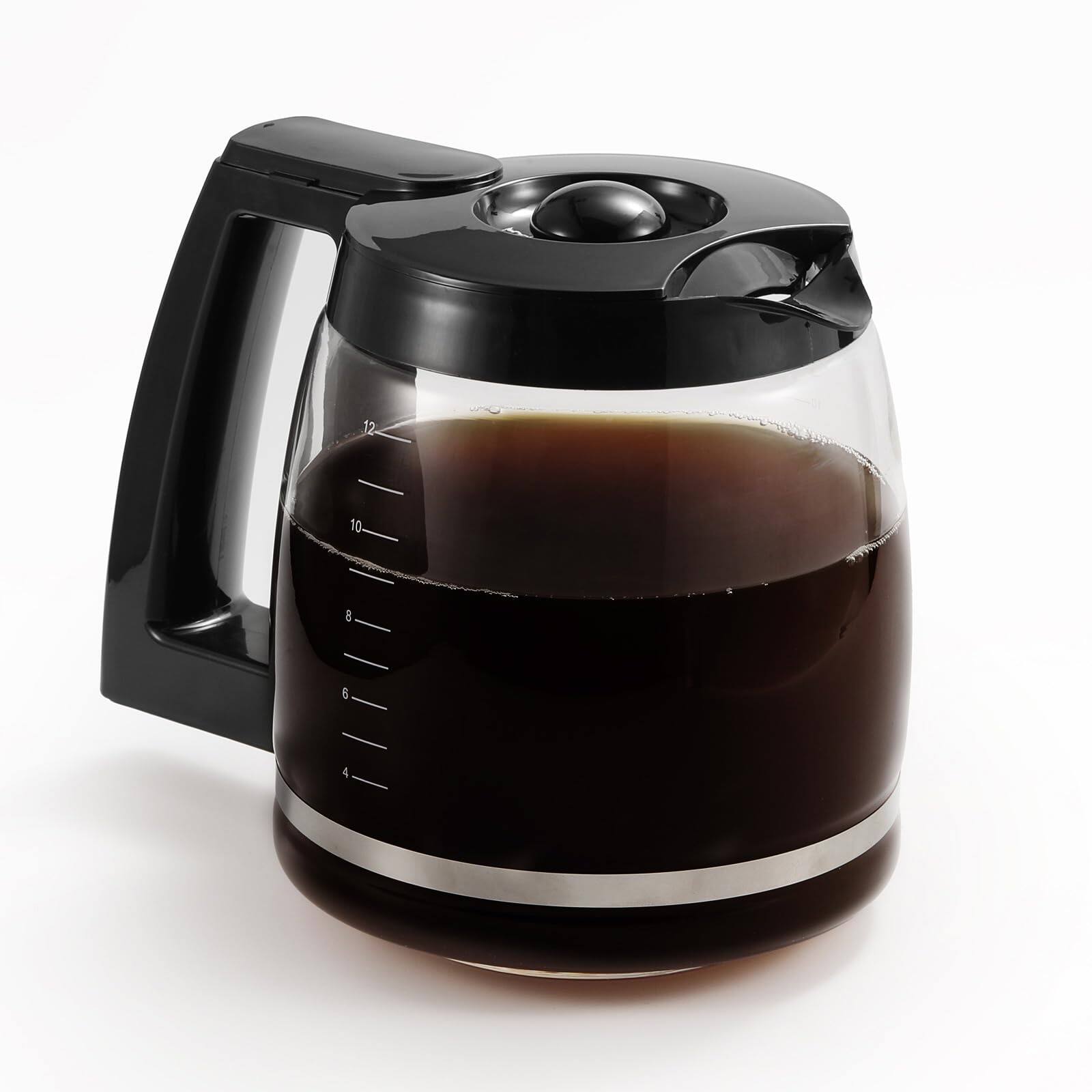 Alt View 2. Dapper Styles - 12-cup Replacement Glass Carafe Compatible With Cuisinart Coffee Maker 12 Cup Pot For Models Dcc-1100bk Dcc... - Default.