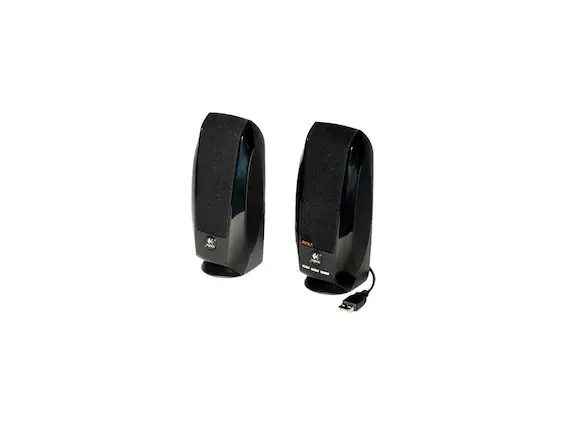 Front. Logitech - Logitech S150 2.0 Speaker System - 1.2 W RMS - Black - Black.