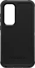 Front. OtterBox - OtterBox Defender Pro Series Black Case - Samsung Galaxy S24 FE - Black.