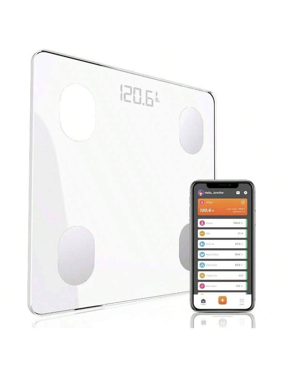 The Best Inks - Scale Body Weight, Digital Bathroom Scale BMI Weighing Body Fat Scale, Body Composition Monitor Analyzer with - White
