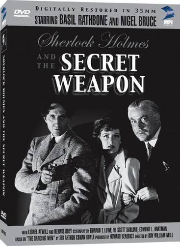 Front. Sherlock Holmes and the Secret Weapon   - DVD.