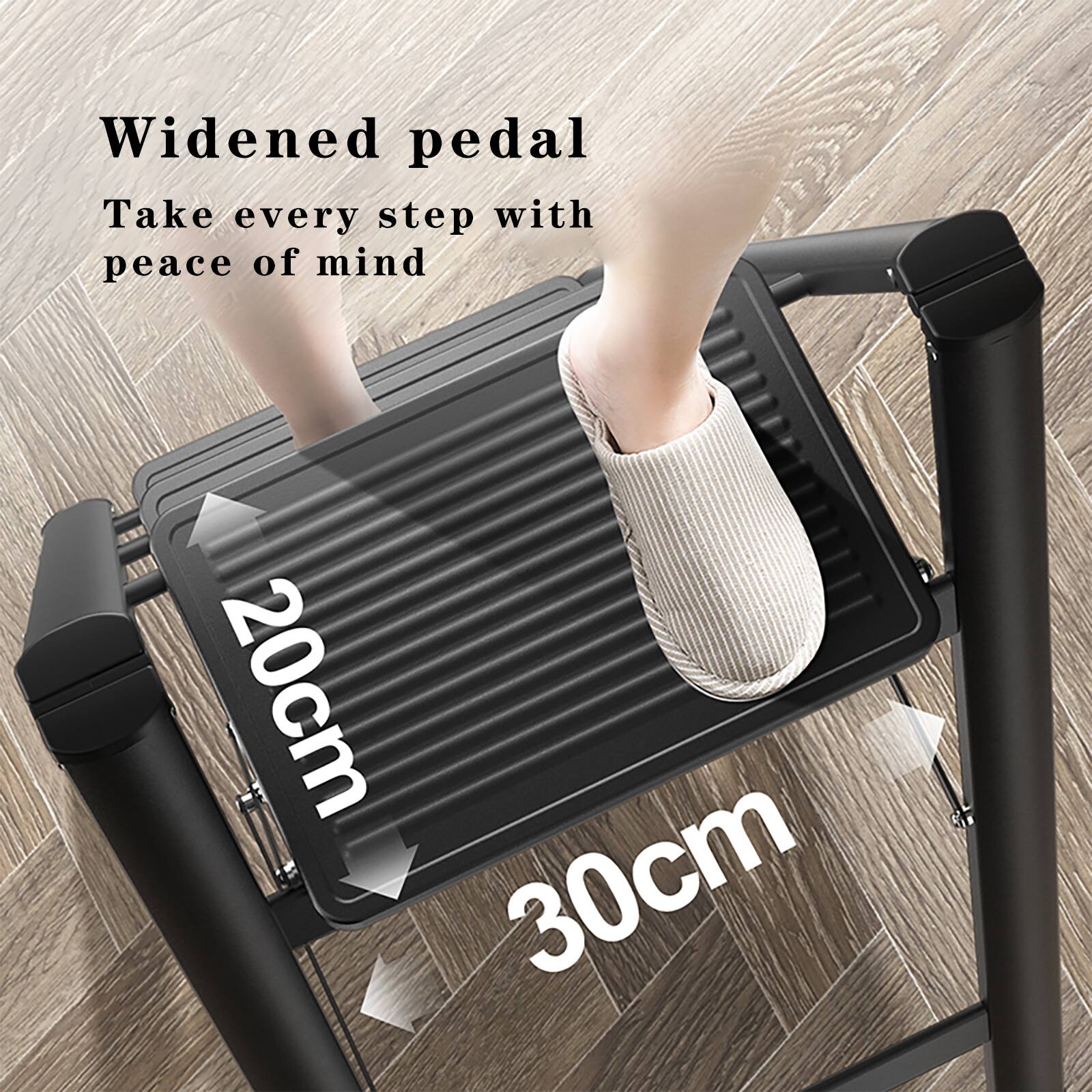Widened pedal  
Take every step with peace of mind  

20cm  
30cm