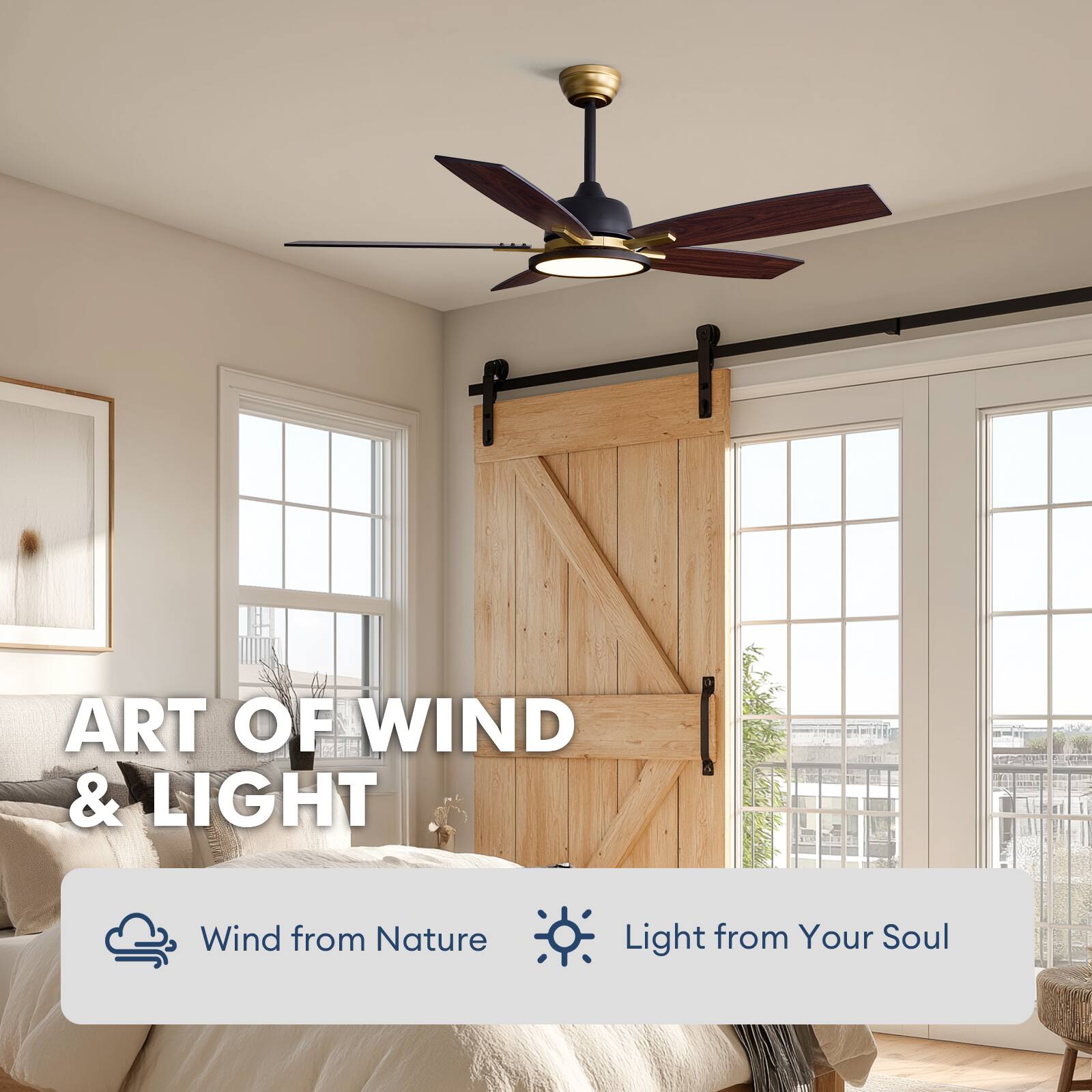 ART OF WIND & LIGHT  
Wind from Nature  
Light from Your Soul