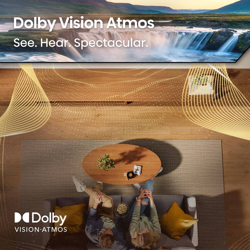 Dolby Vision Atmos  
See. Hear. Spectacular.  

Dolby Vision Atmos