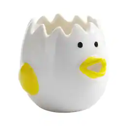 Kitcheniva - Ceramic Egg Yolk & White Separator Kitchen Tool - Yellow