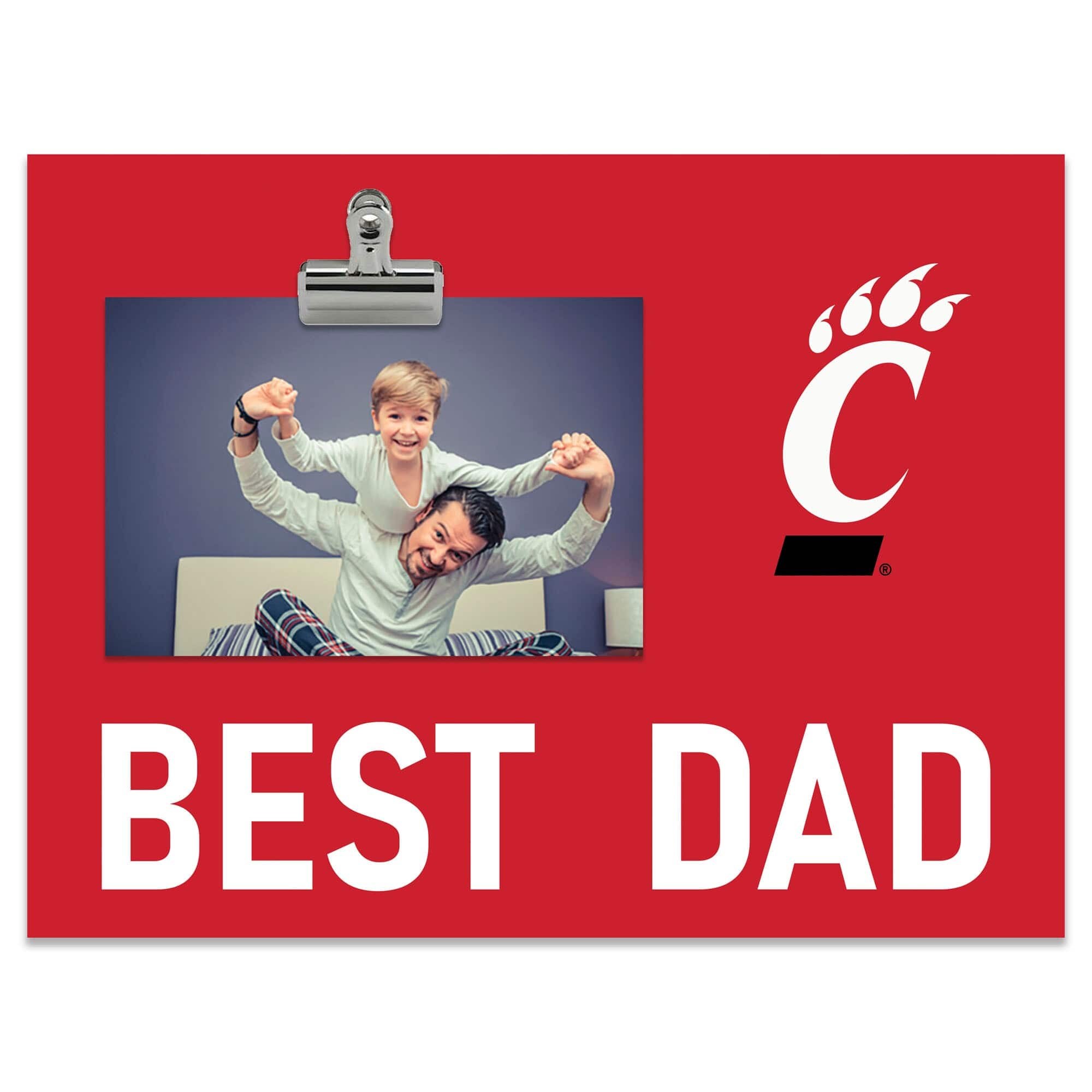 "Fan Creations - Cincinnati Bearcats 8"" x 10.5"" Briteline Best Dad Clip Frame - Multicolor" price history on PriceWatchPro