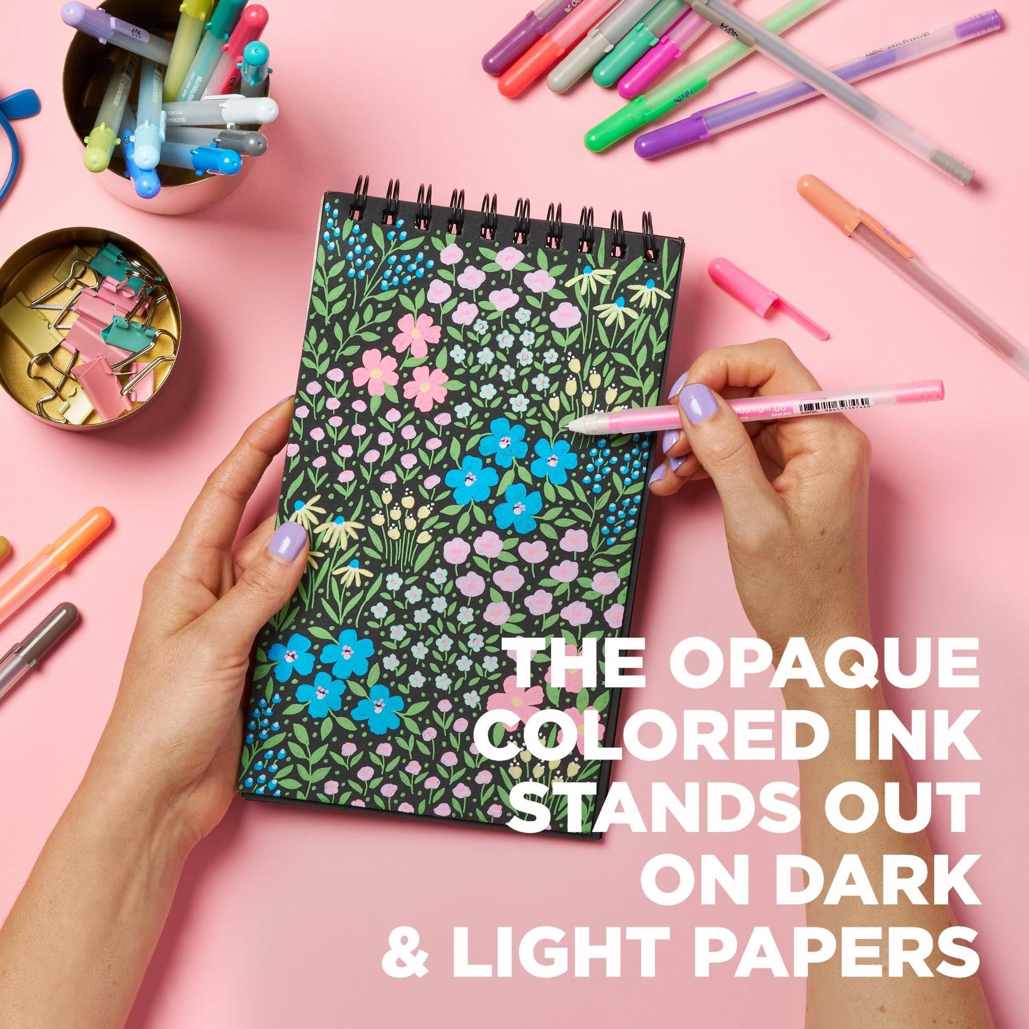 2020
HOM
SEED
COMMUNG
THE OPAQUE COLORED INK STANDS OUT ON DARK & LIGHT PAPERS