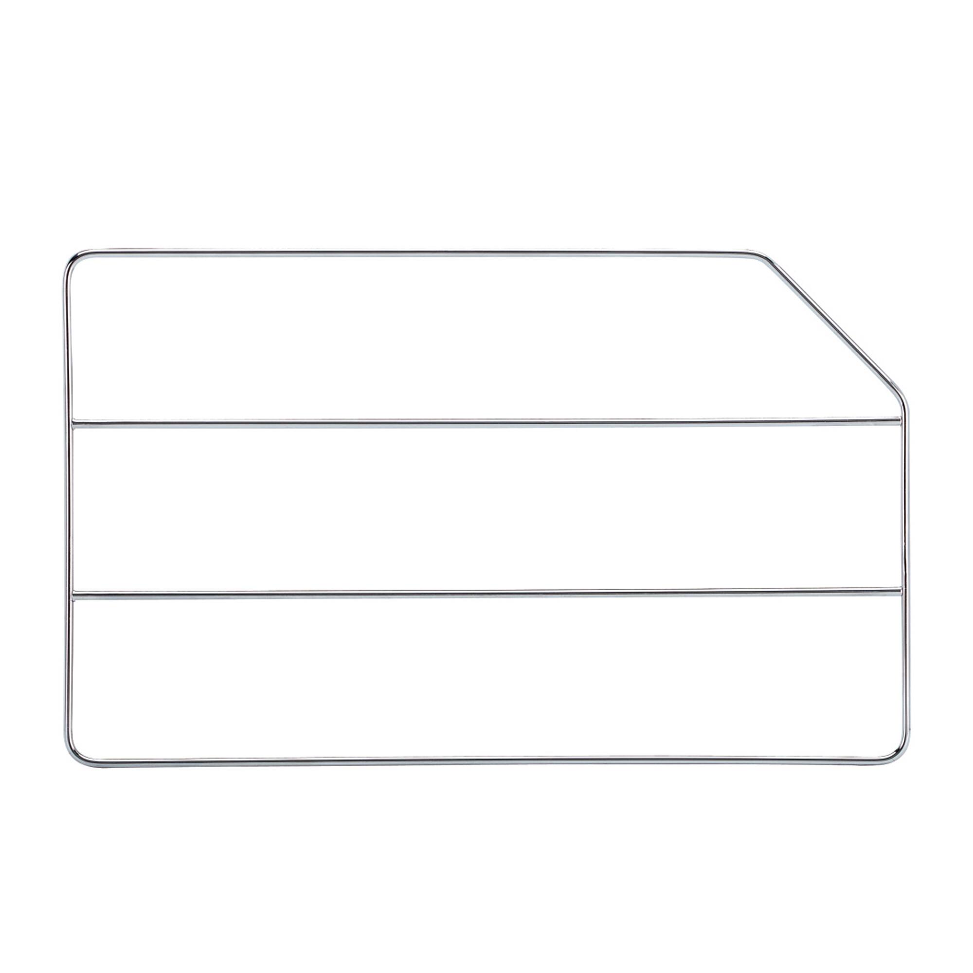 Alt View 6. Rev-A-Shelf - Rev-A-Shelf 18" Bakeware Divider for Wall/Base Cabinets, Chrome, 597-18CR-2-1 - Silver.