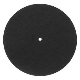Unique Bargains - Record Player Mat, 7 Inch Turntable Mat 3mm Felt Turntable Pad for Vinyl Player - Black