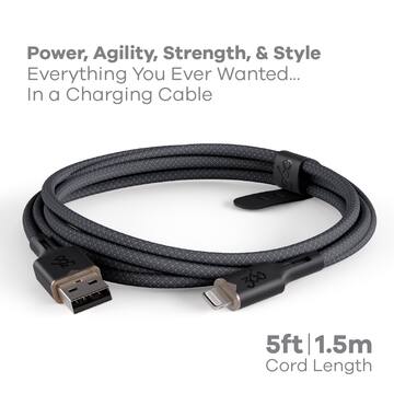 Power, Agility, Strength, & Style  
Everything You Ever Wanted...  
In a Charging Cable  

5ft | 1.5m  
Cord Length