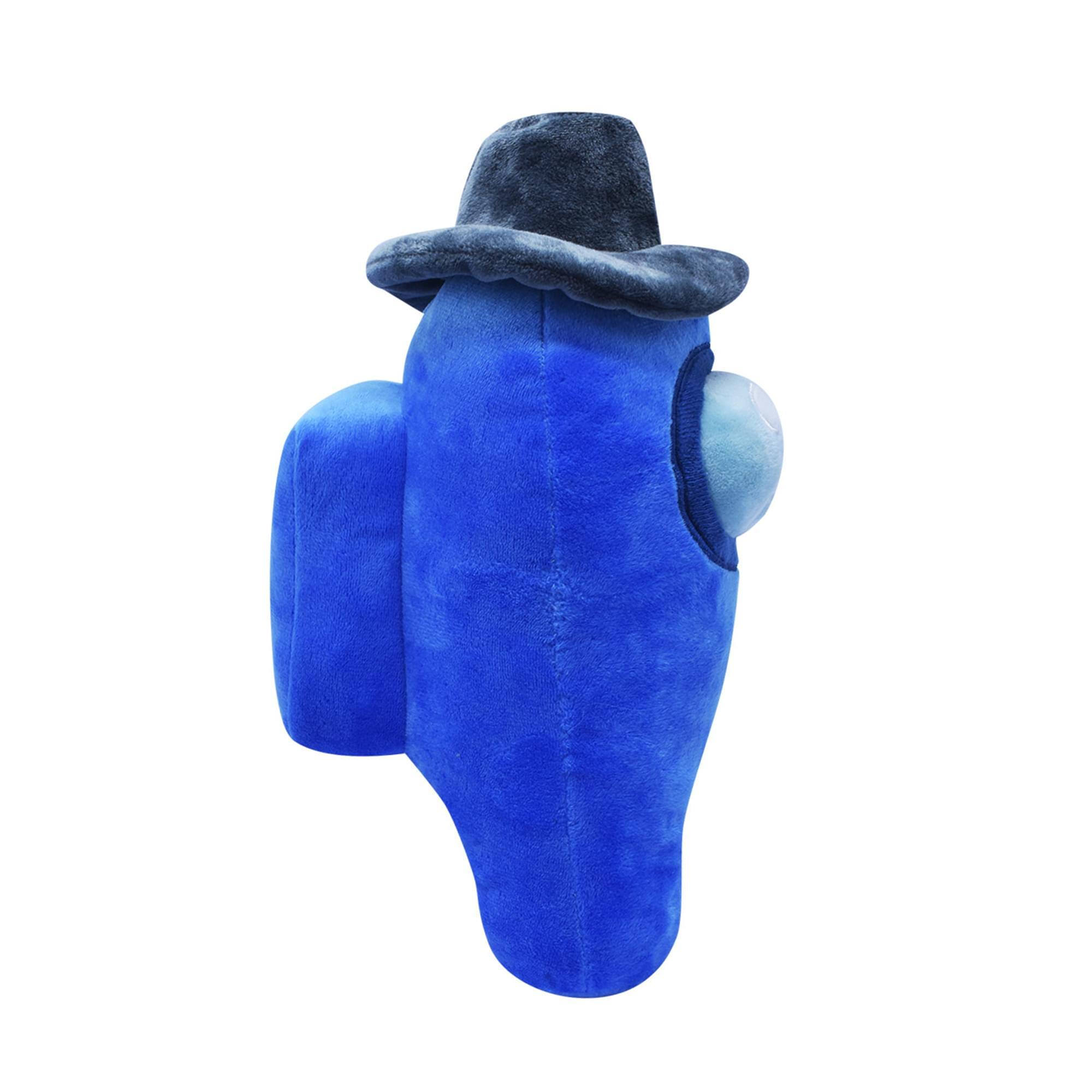 Alt View 1. Just Toys LLC - Among Us 7 Inch Plush | Blue Crewmate w/ Hat - Blue.