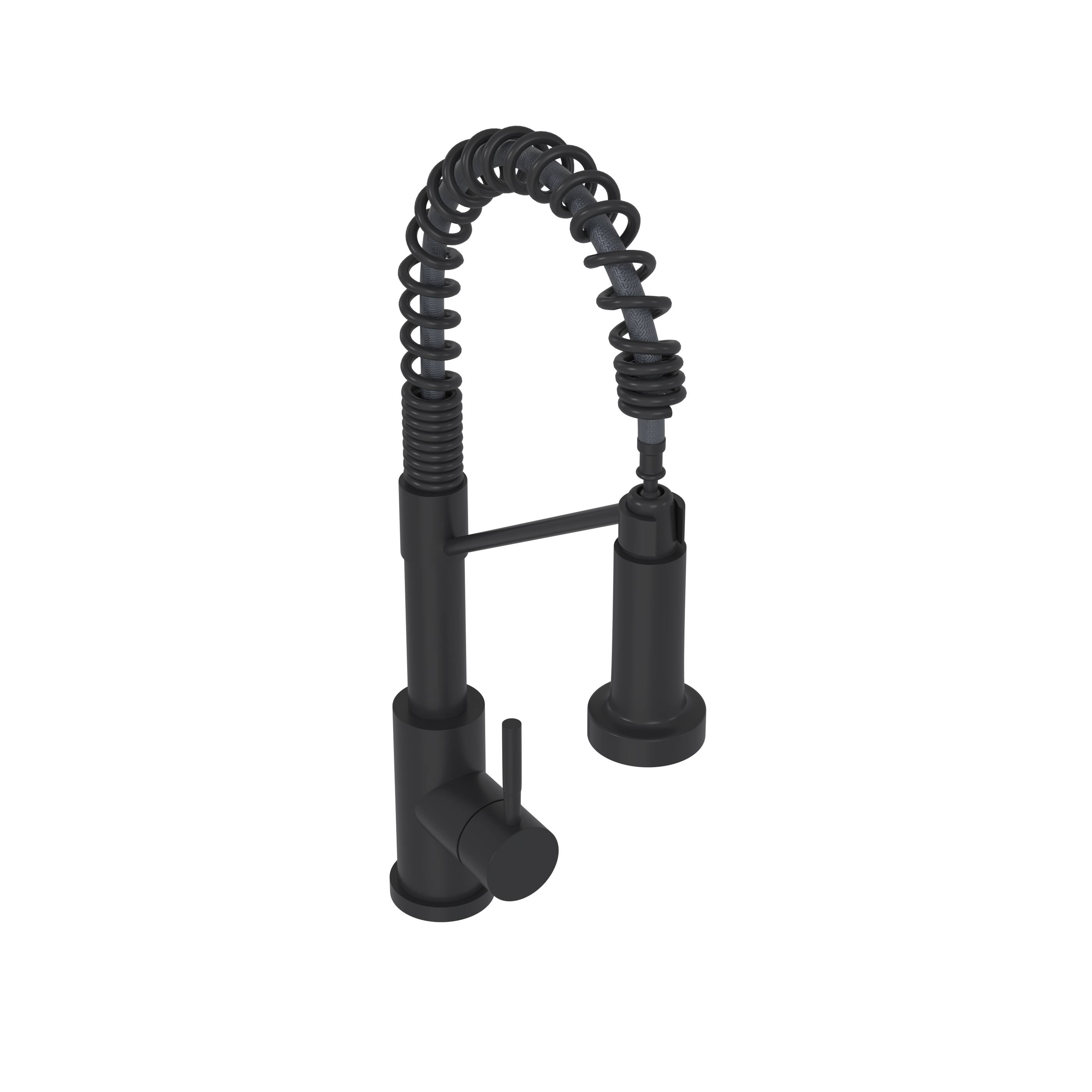 Alt View 4. Siljoy - Bothwa Home CUPC Certified 19" Single Handle Kitchen Faucet (Matt Black Finish) - Matt Black.