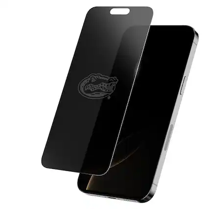 Front. Screen Skinz - Florida Gators iPhone Privacy Screen Protector - 16 Pro - Multicolor.