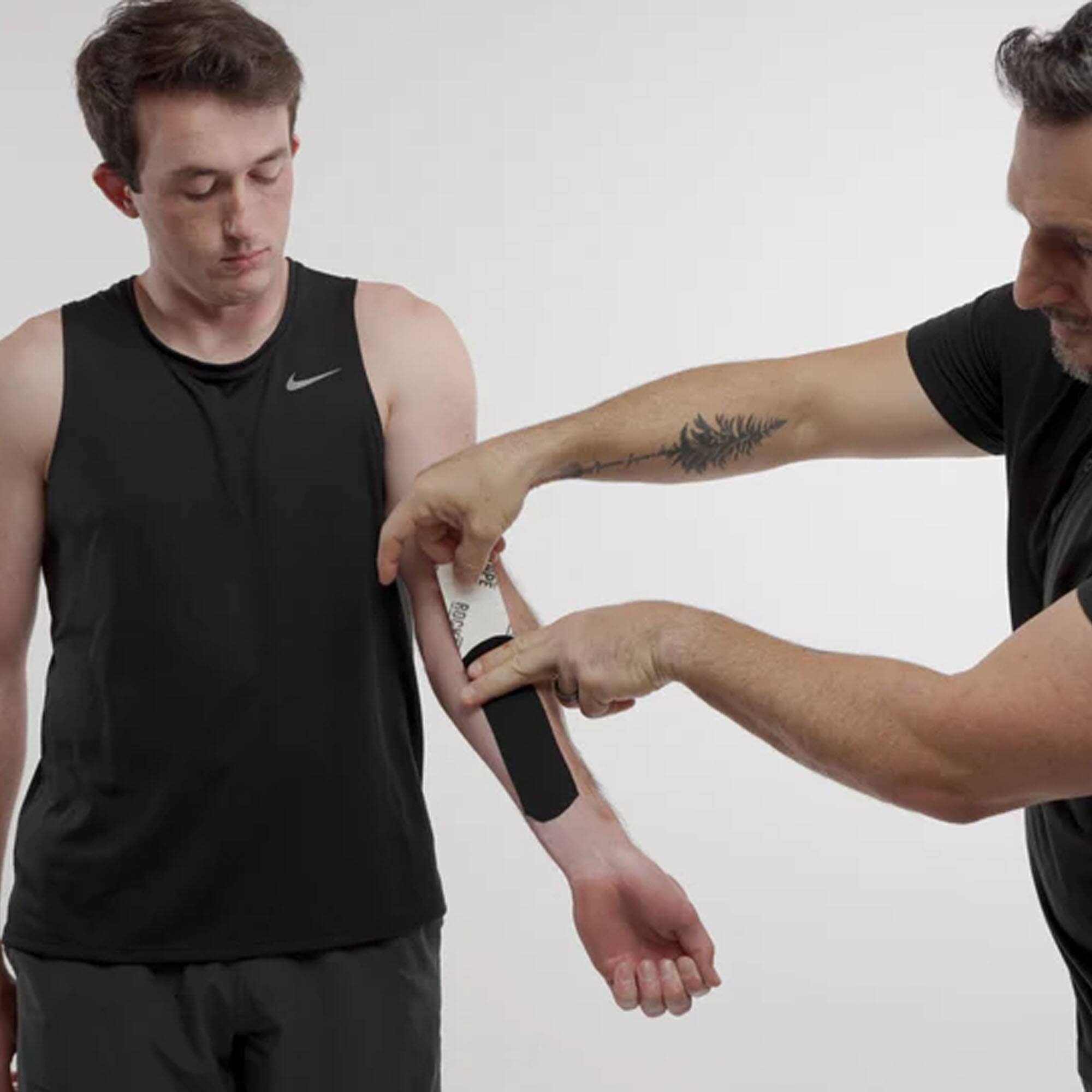 Alt View 3. RockTape - RockTape Standard Recovery Kinesiology Tape, 2" x 105" Bulk Roll, Black - Black.