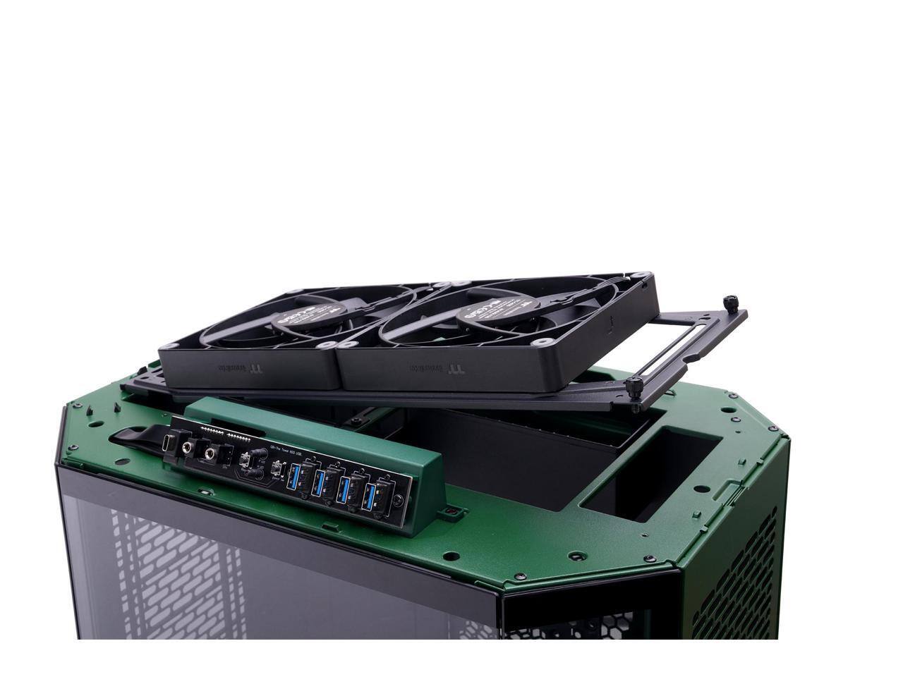 Alt View 5. Thermaltake - Thermaltake TR100 Gaming Computer Case CA11A00SENN00 - Black.