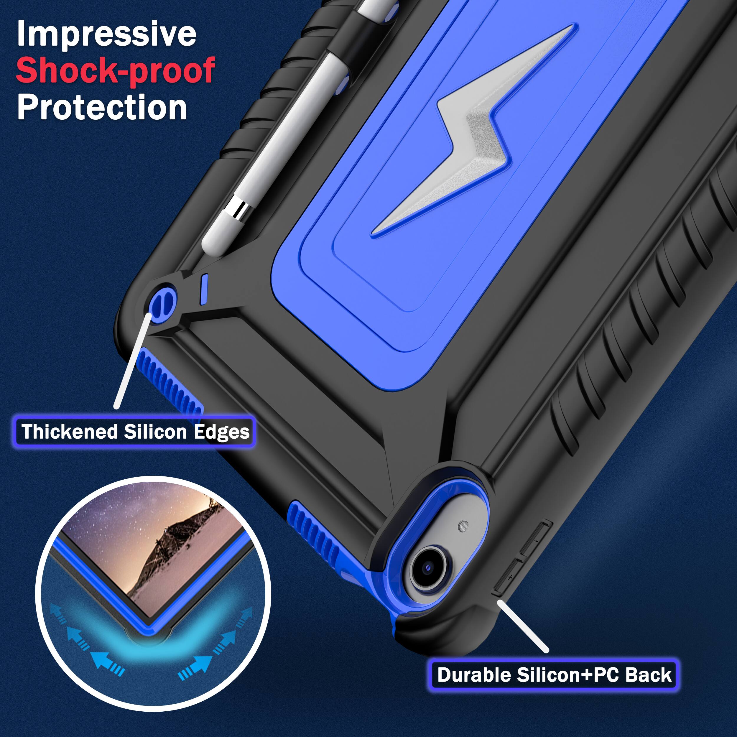 Impressive Shock-proof Protection  
Thickened Silicon Edges  
Durable Silicon+PC Back