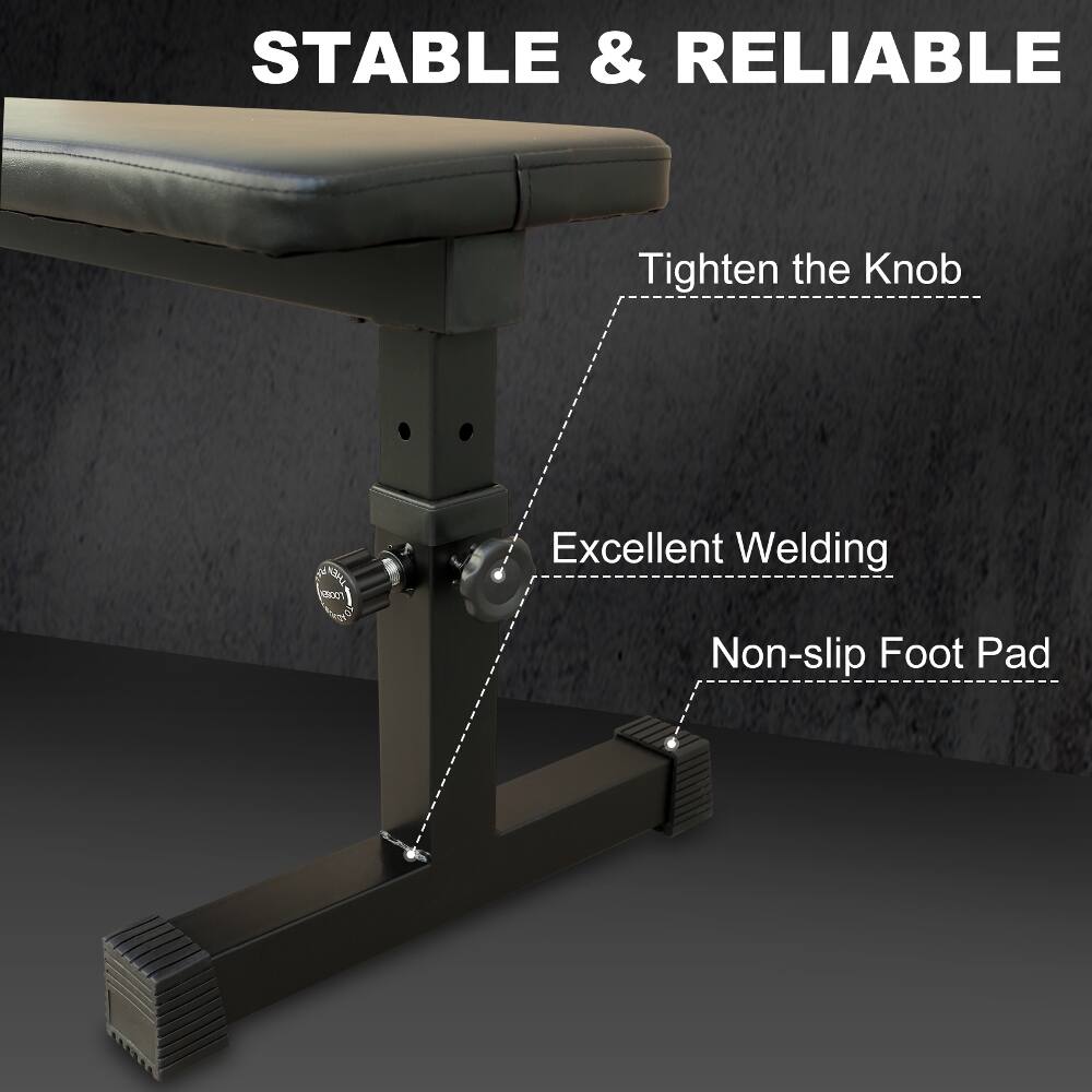 STABLE & RELIABLE

- Tighten the Knob
- Excellent Welding
- Non-slip Foot Pad