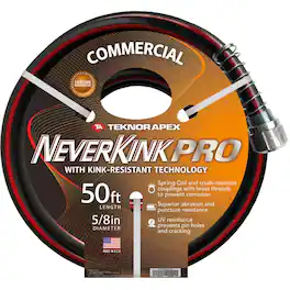 Teknor Apex - NeverKink 50 ft. L Heavy Duty Commercial Grade Garden Hose