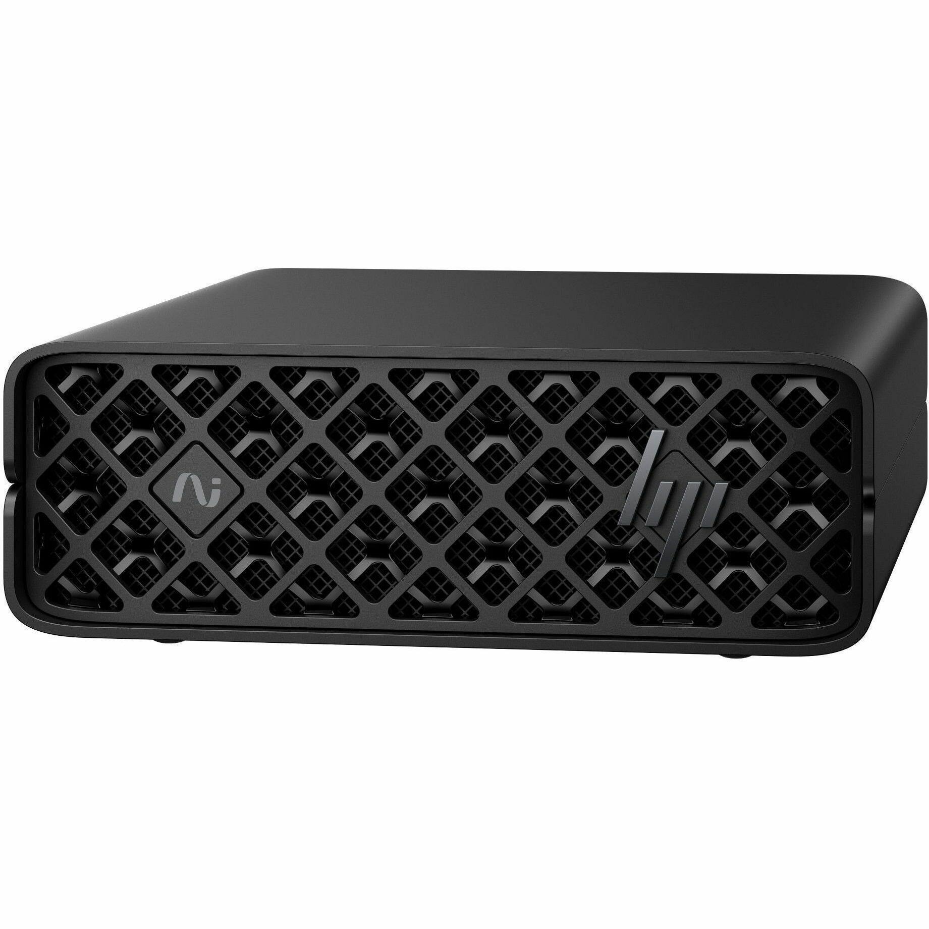 Alt View 8. HP - HP ZGX Nano G1n AI Station - Nvidia GB10 - 128GB - 1TB SSD - Blackwell GPU - Wi-Fi 7 - GDX OS (CZ2V2UT#ABA) - Black.