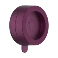 PopSockets - Multi-Surface Magnetic Suction Phone with MagSafe for Mobile Phones - Metallic Red Wine - Front_Zoom