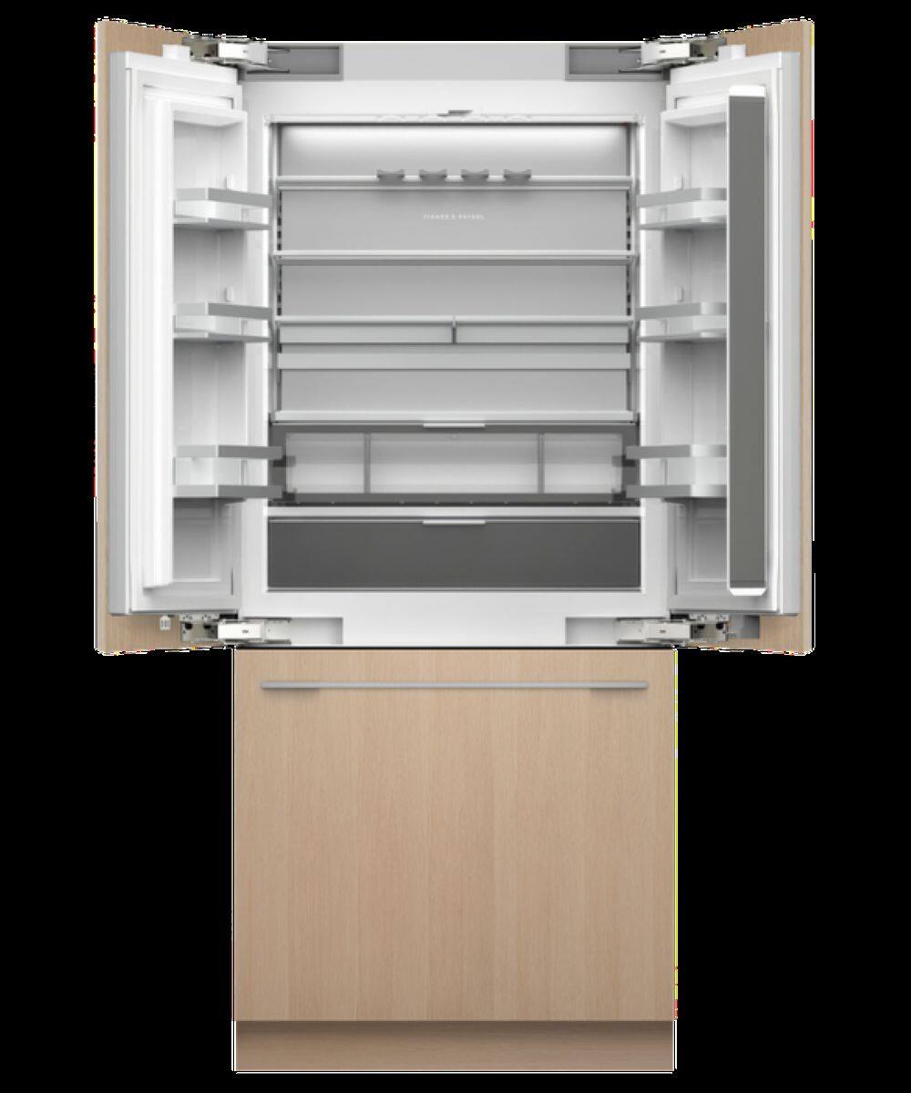 Alt View 14. Fisher & Paykel - 36 " Counter-Depth 25 Cu Ft Smart Integrated French Door Refrigerator/Freezer - Panel Ready.