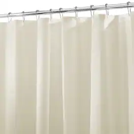 iDesign - 72 in. H X 72 in. W Solid Shower Curtain Liner PEVA - Beige