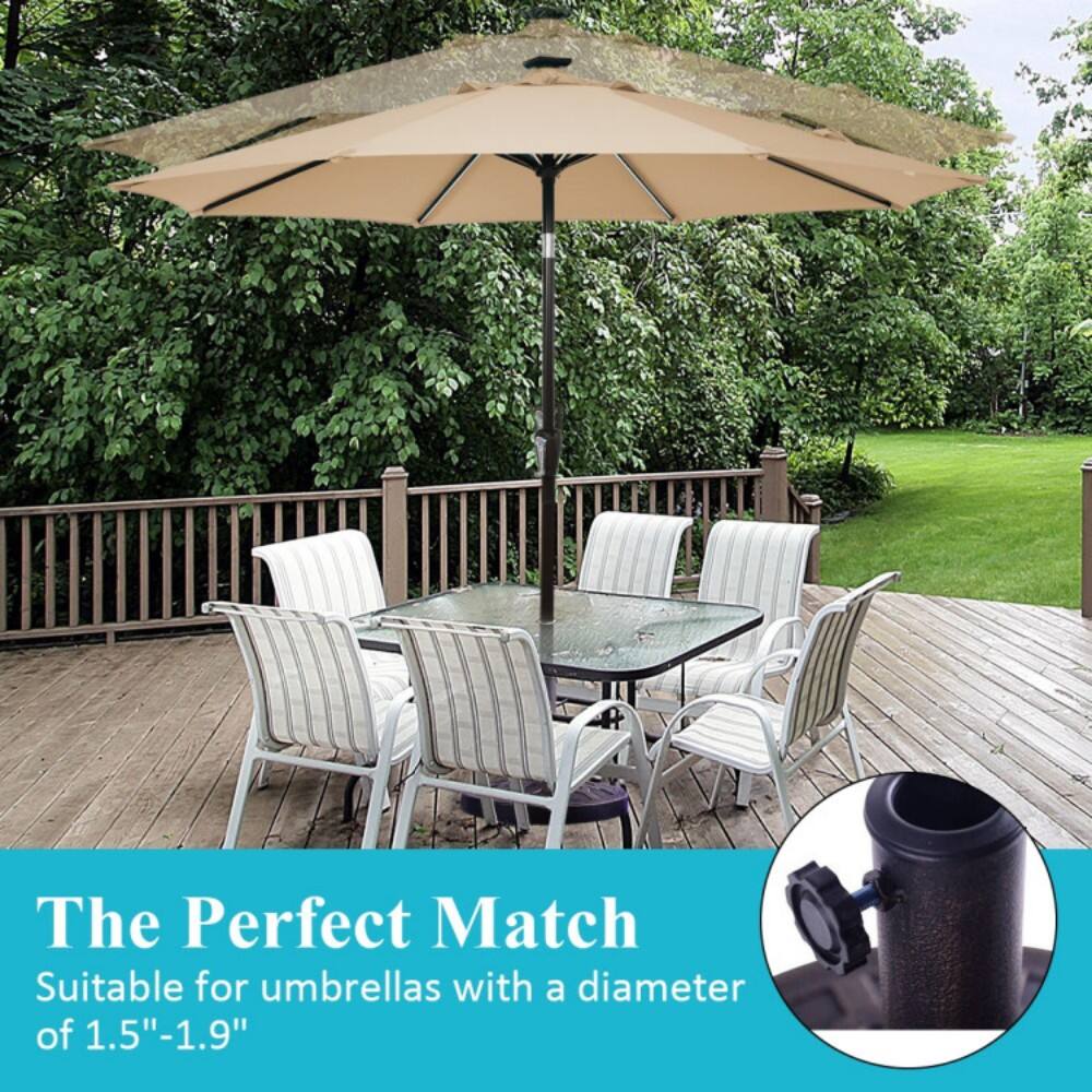 The Perfect Match  
Suitable for umbrellas with a diameter of 1.5"-1.9"