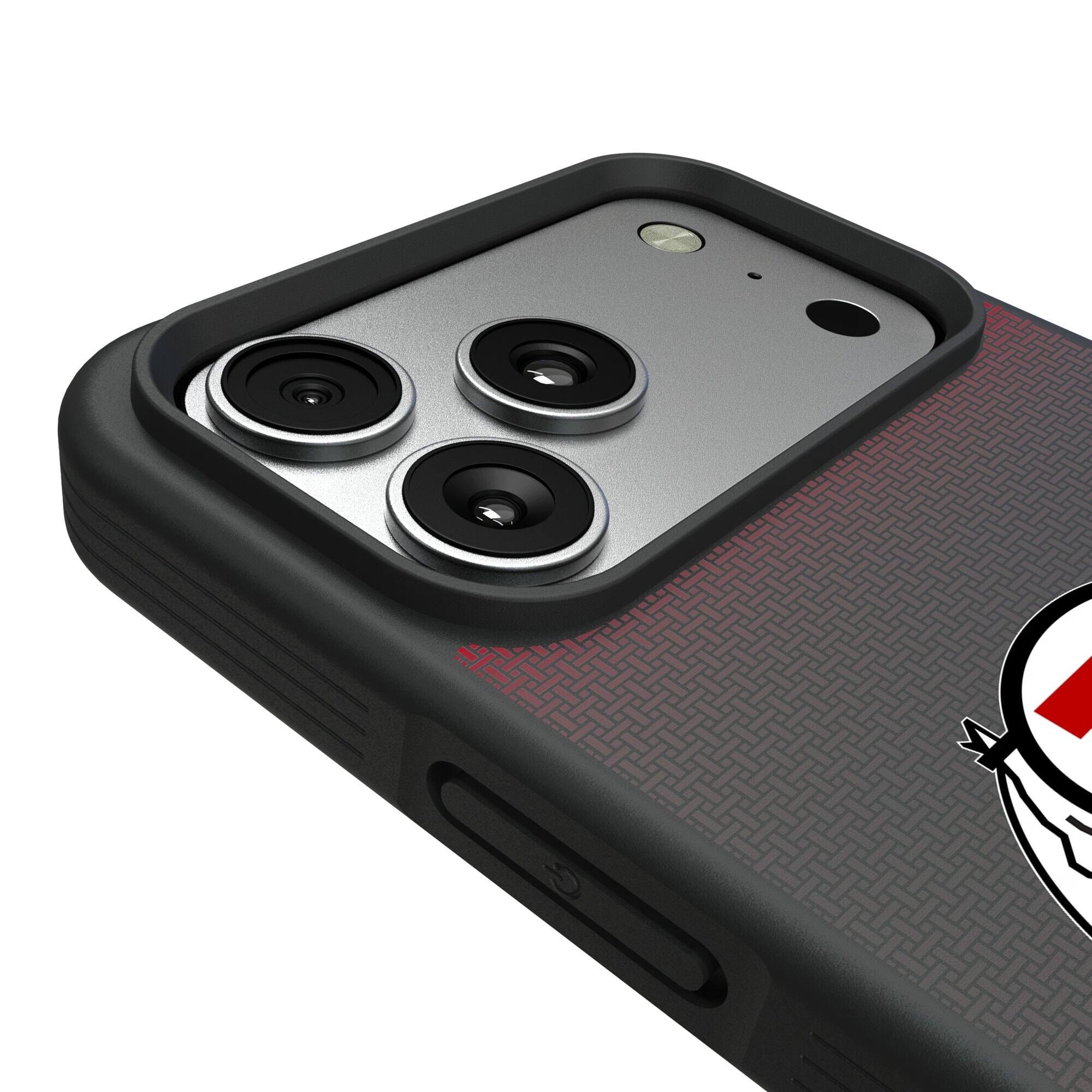Alt View 2. Keyscaper - Utah Utes Bump Case with 8.2ft Drop Protection - 16 Plus - Black.